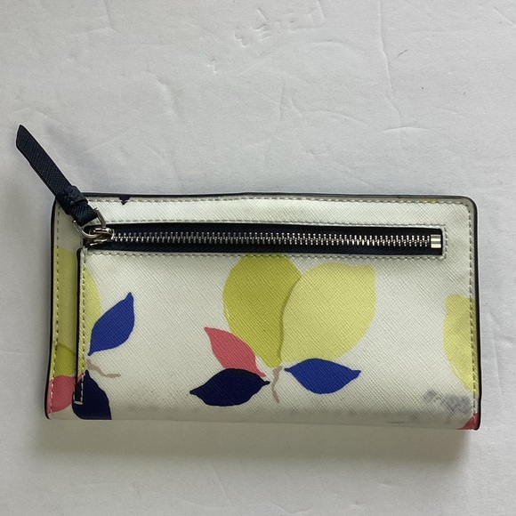Kate Spade Lemon Print Wallet - Picture 2 of 14